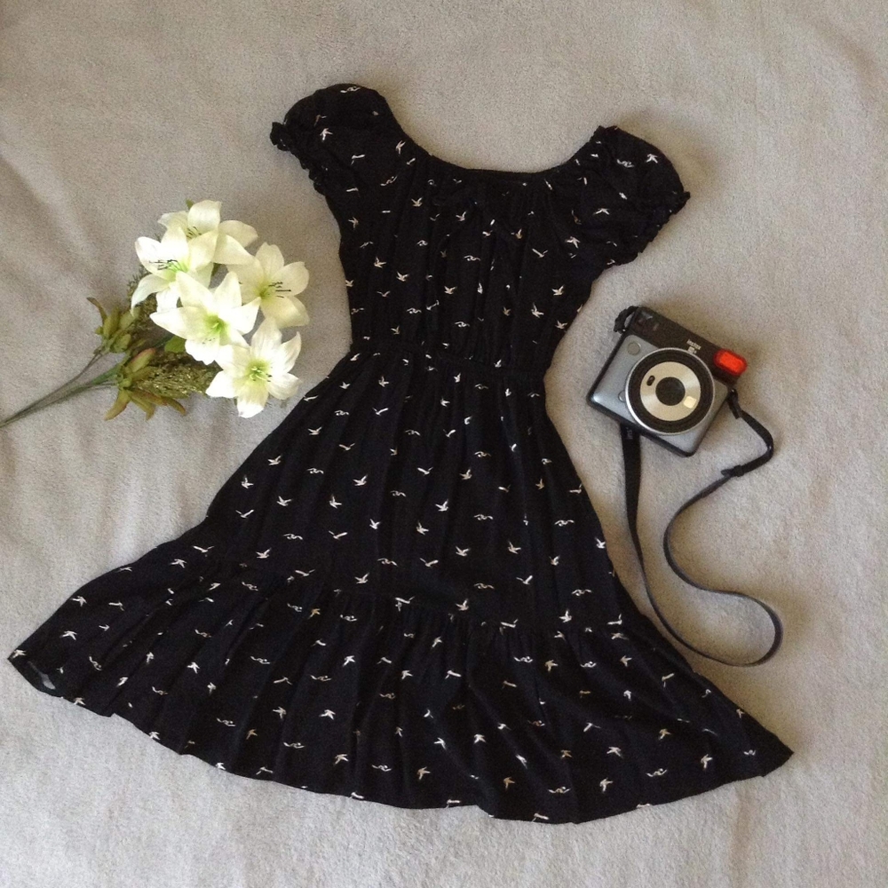 Black Printed Dress